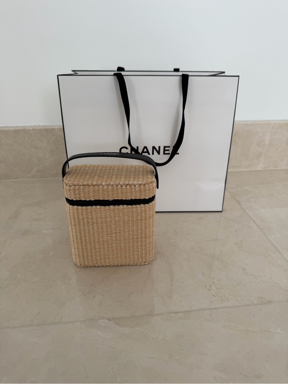CHANEL Le Beiges Woven Mini Bag